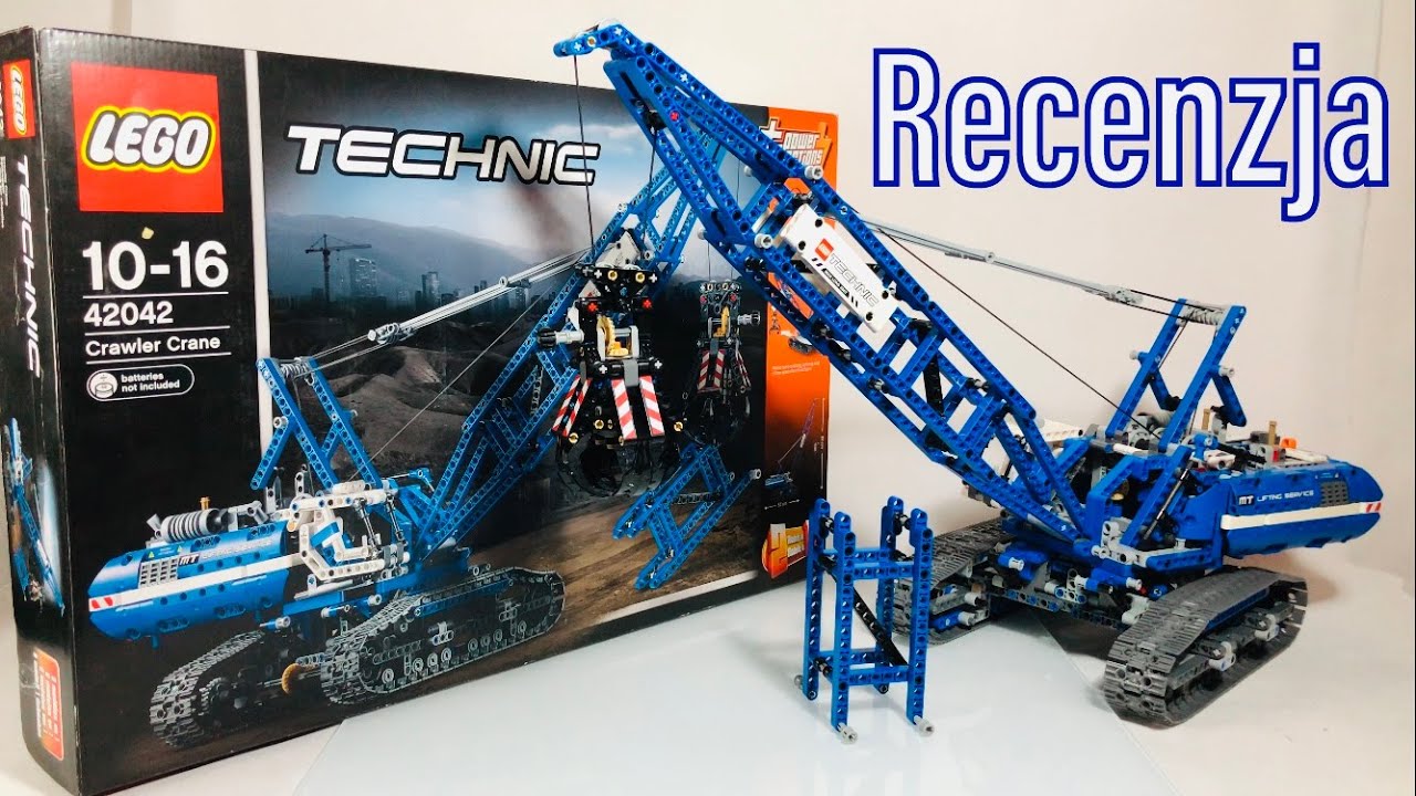 Lego Technic 42042 Crawler Crane / Recenzja / Żuraw Gąsienicowy / Dźwig gąsienicowy