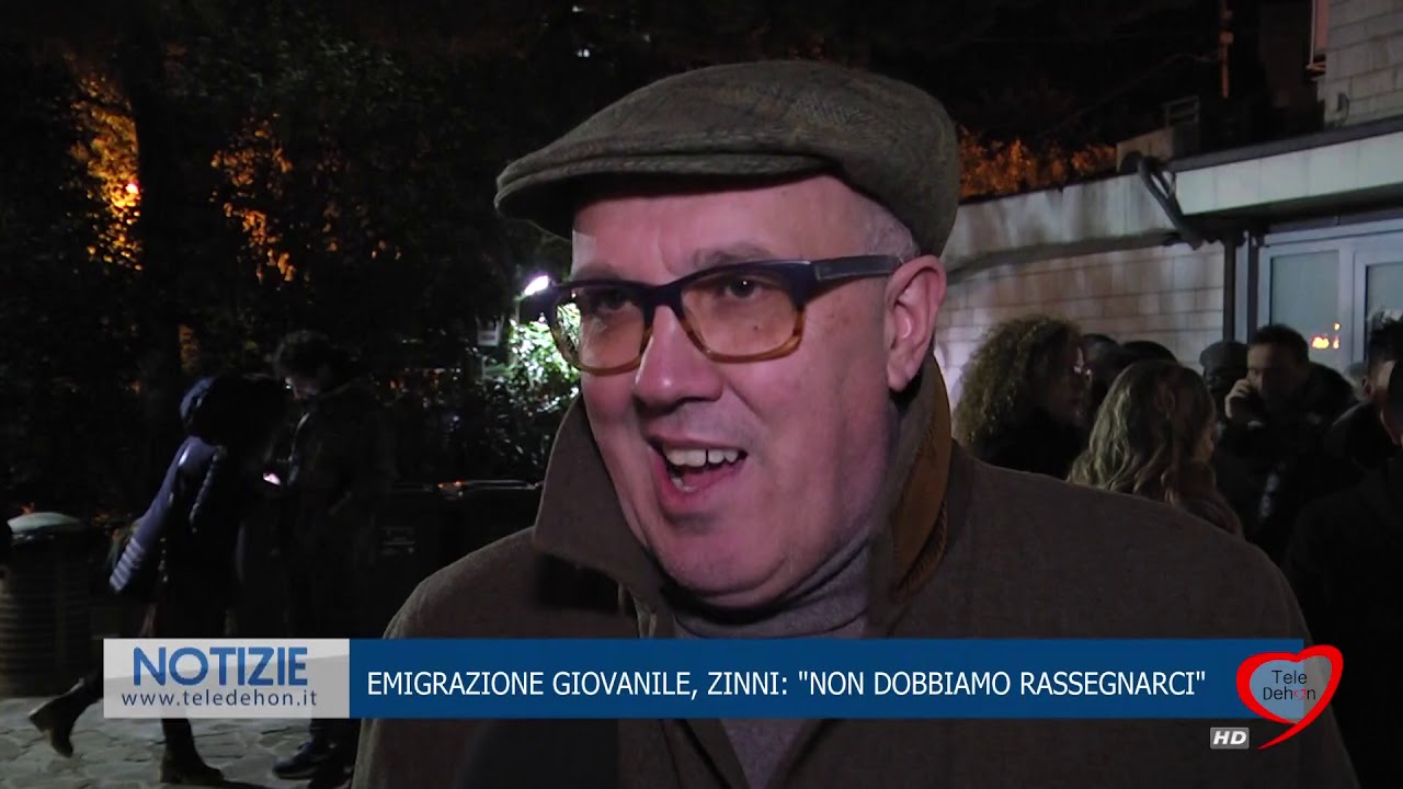 EMIGRAZIONE GIOVANILE, ZINNI: 