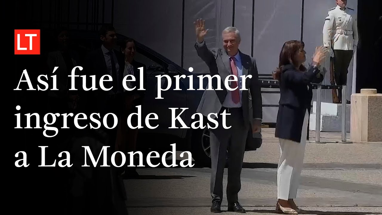 Jos&eacute; Antonio Kast llega a La Moneda para reunirse con el Presidente Gabriel Boric