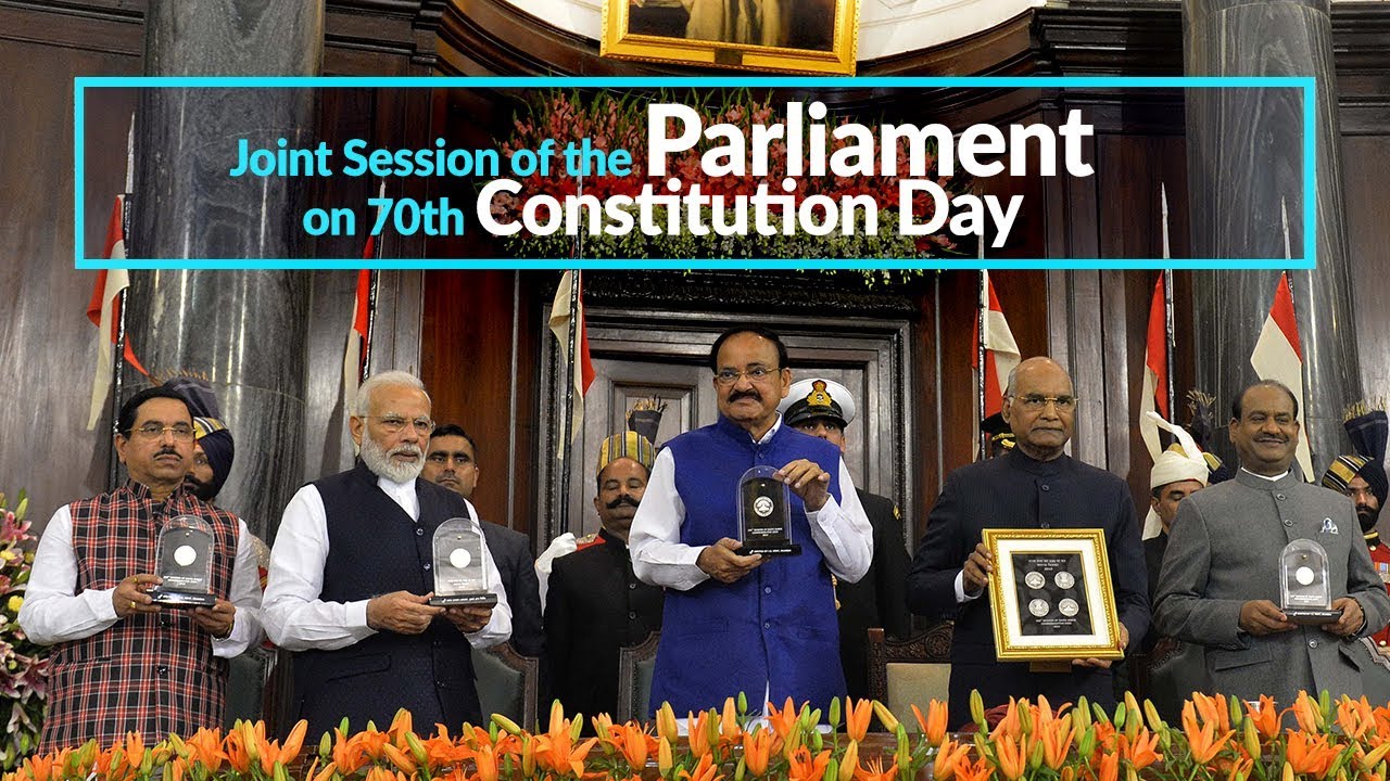 Joint session of the Parliament on 70th Constitution Day