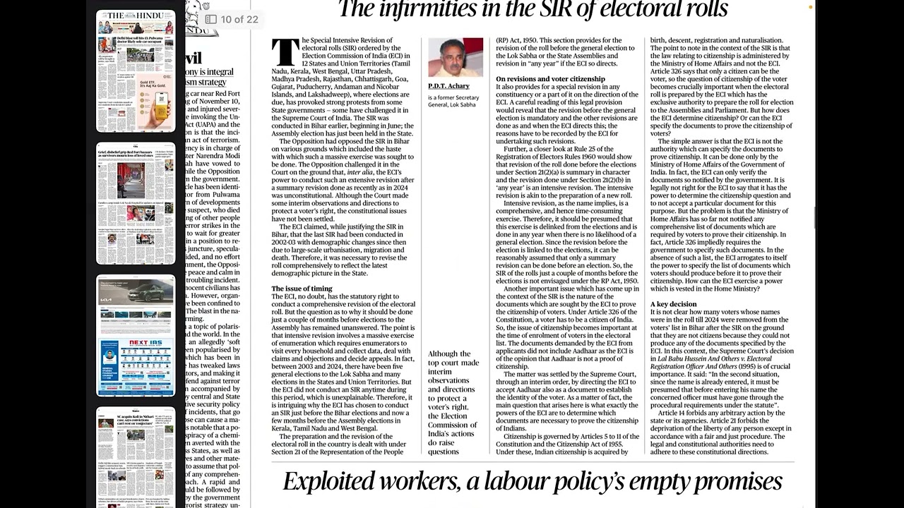 The Hindu Editorial & Vocabulary 12 Nov @TheHinduOfficial @NIMISHABANSAL @BBC 