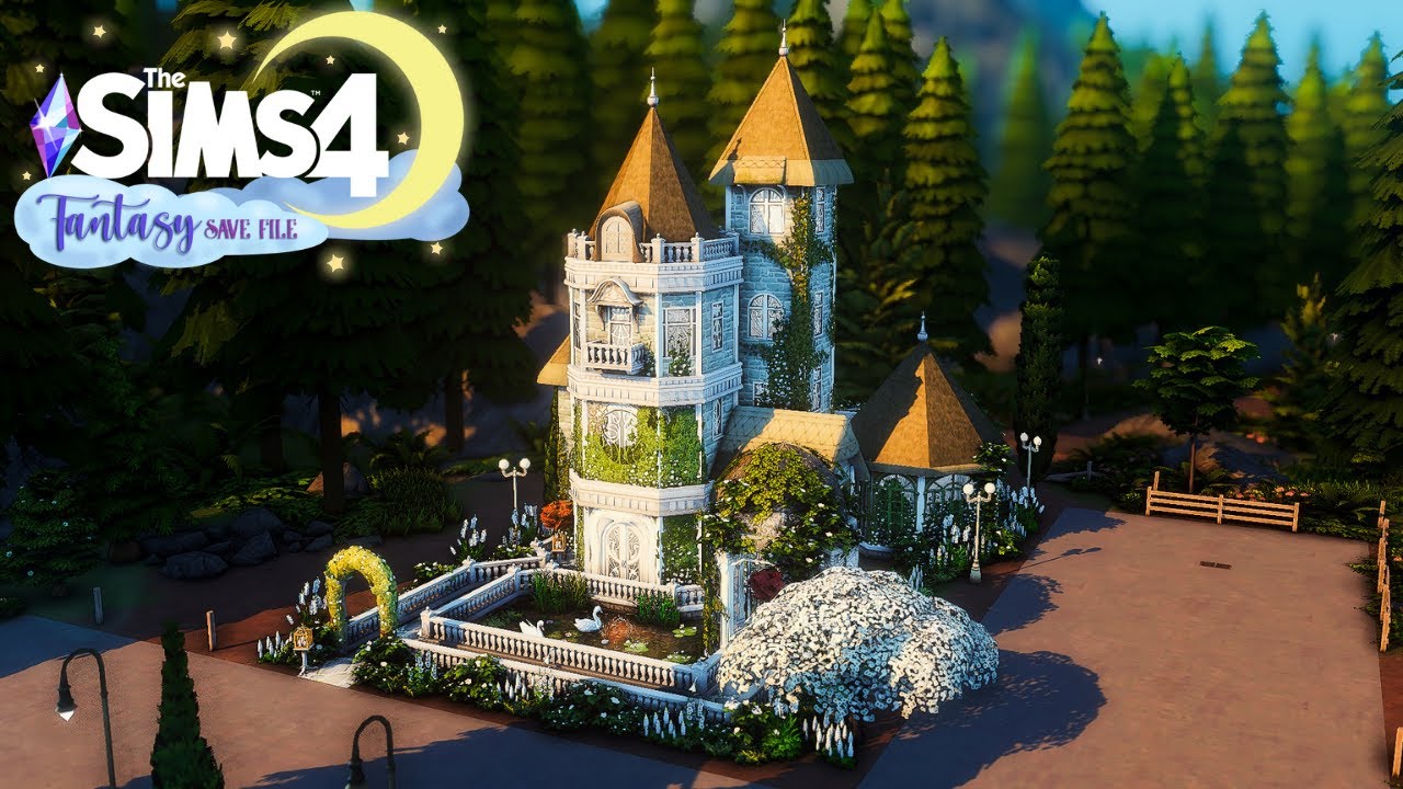 Glimmerbrook Lounge | Sims 4 Speed Build | Fantasy Save File