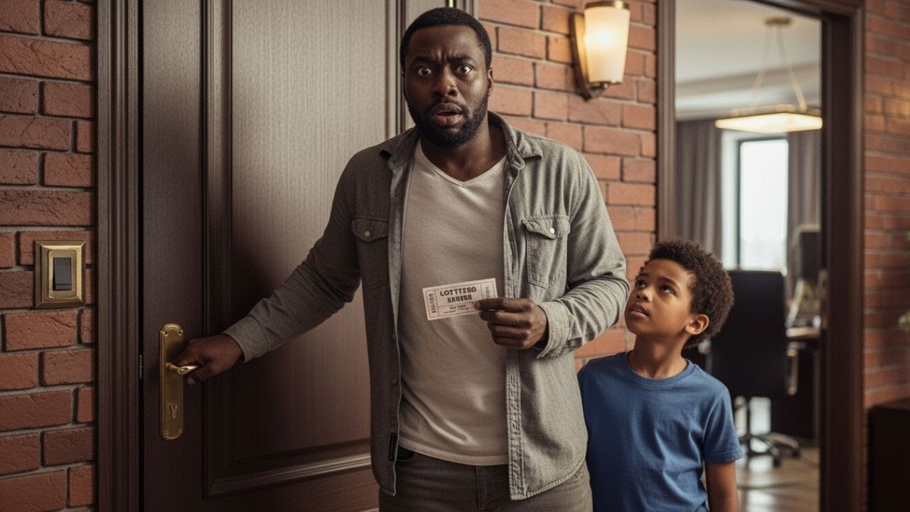 He Won $50 Million And Rushed To Wife's Office With Their Son. The Noise He Heard Changed Everything