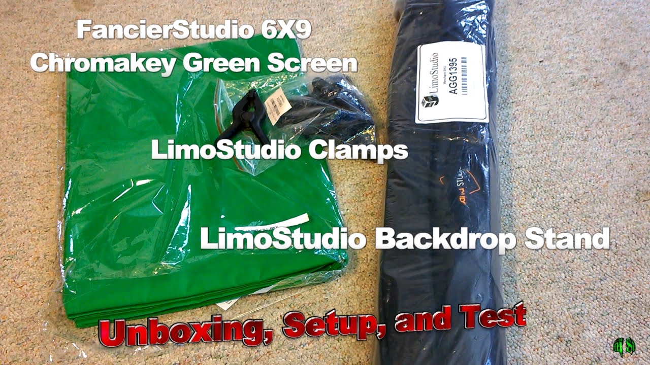 Green Screen Unboxing, Setup, and Test
