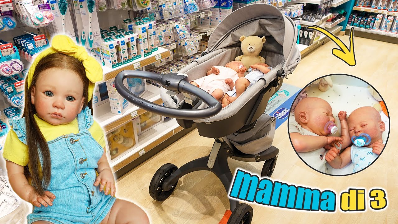 Giornata da Mamma di 2 Gemellini e di Martina | Reborn Baby & Toddler