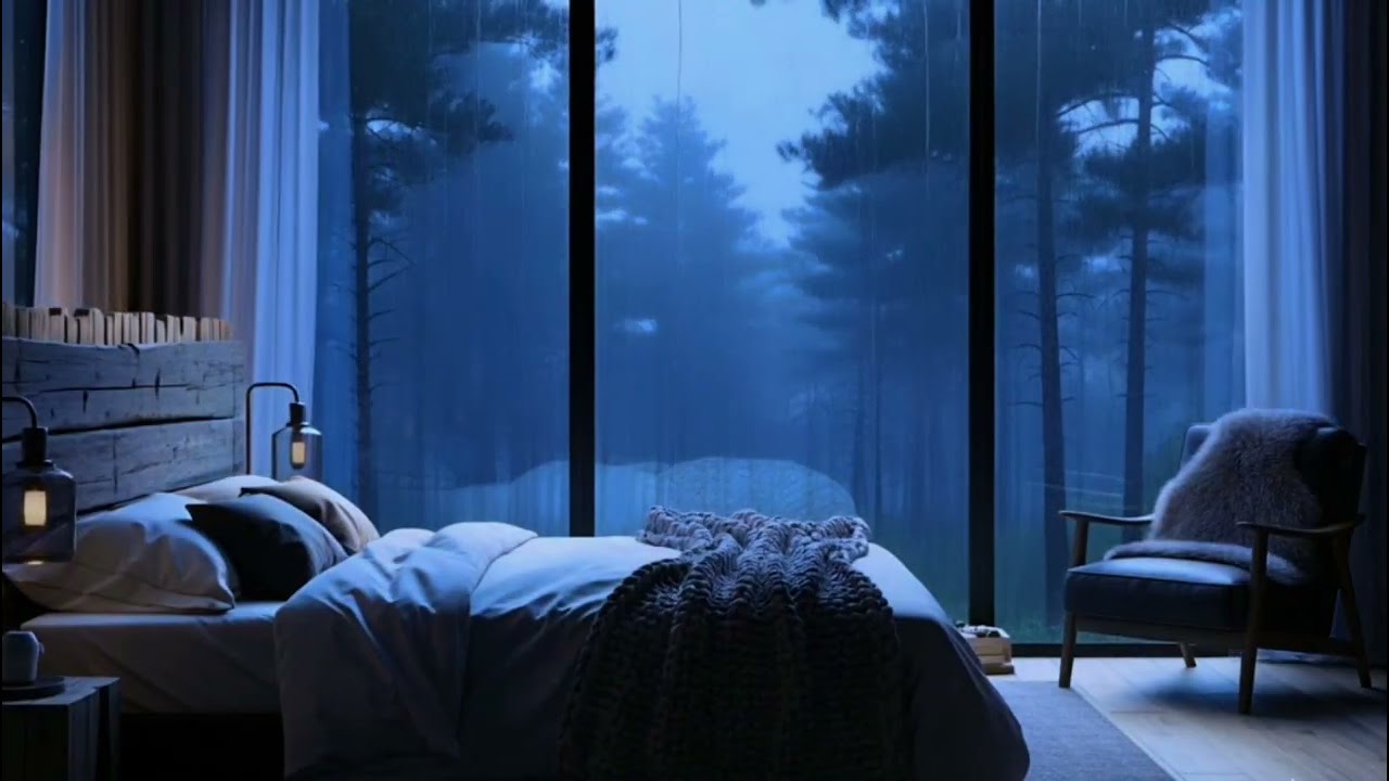 🌧️ Peaceful Cabin Rain Ambience | Just Press Play & Unwind