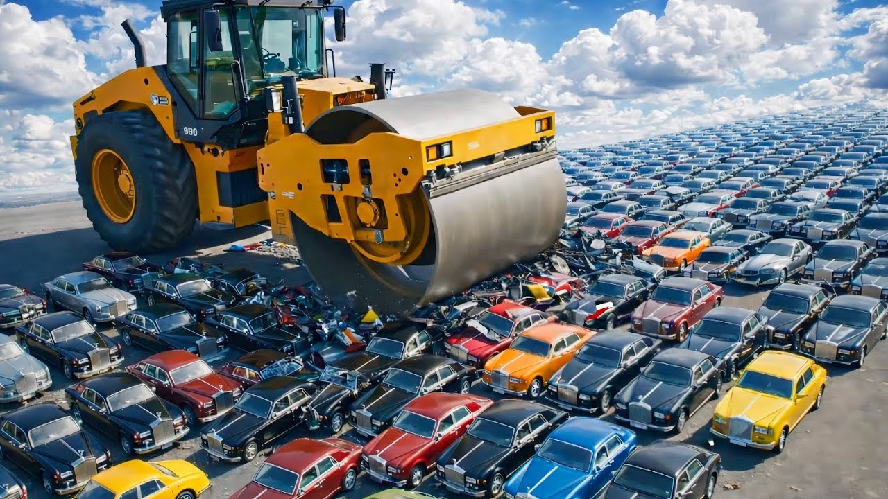 Experiment road roller vs toy car |Crushing Crunchy & Soft Things by Car 🤯