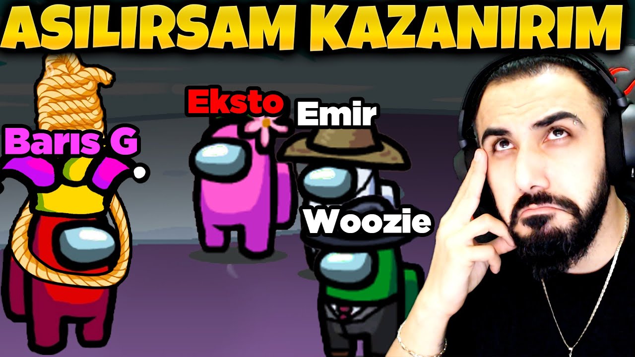 KENDİMİ ASTIRIRSAM KAZANIRIM!! IMPOSTORLA ANLAŞTIM!! AMONG US JESTER MODU!! | Barış Can