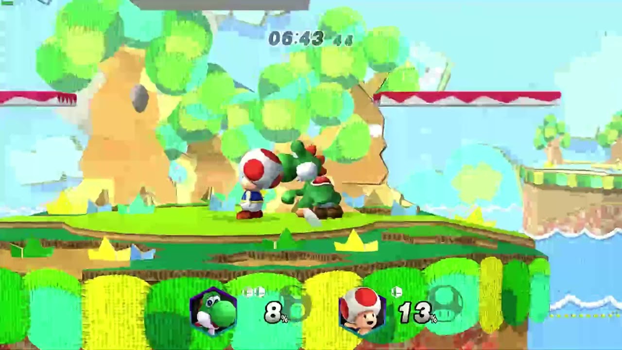 CPU Tourney#4 - Project M EX Remix - Pools - Yoshi vs Toad