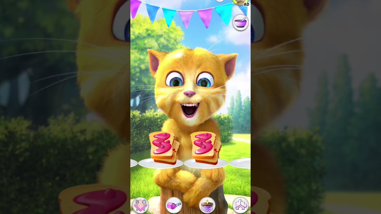 Talking Ginger gameplay