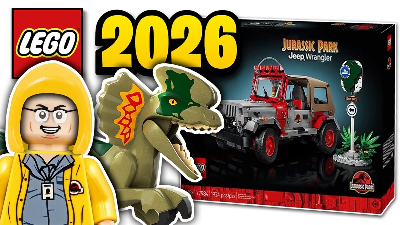 Официально представлен набор LEGO Jurassic Park Jeep Wrangler D2C.