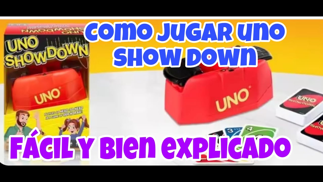 Uno showdown juego versi&oacute;n corta / como jugar uno / juegos de mesa en familia / juegos de mesa