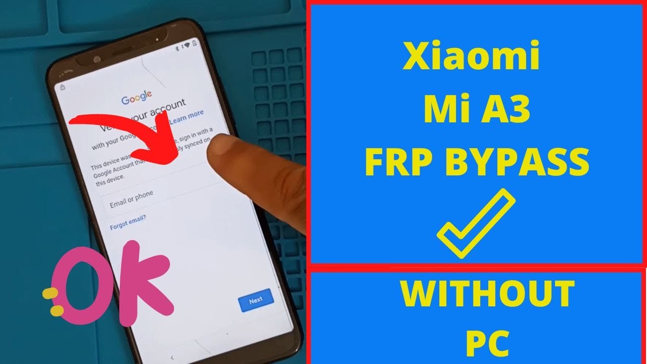 Frp bypass Mi A3  account google without Pc new method remove account xiaomi Mi a3 2025