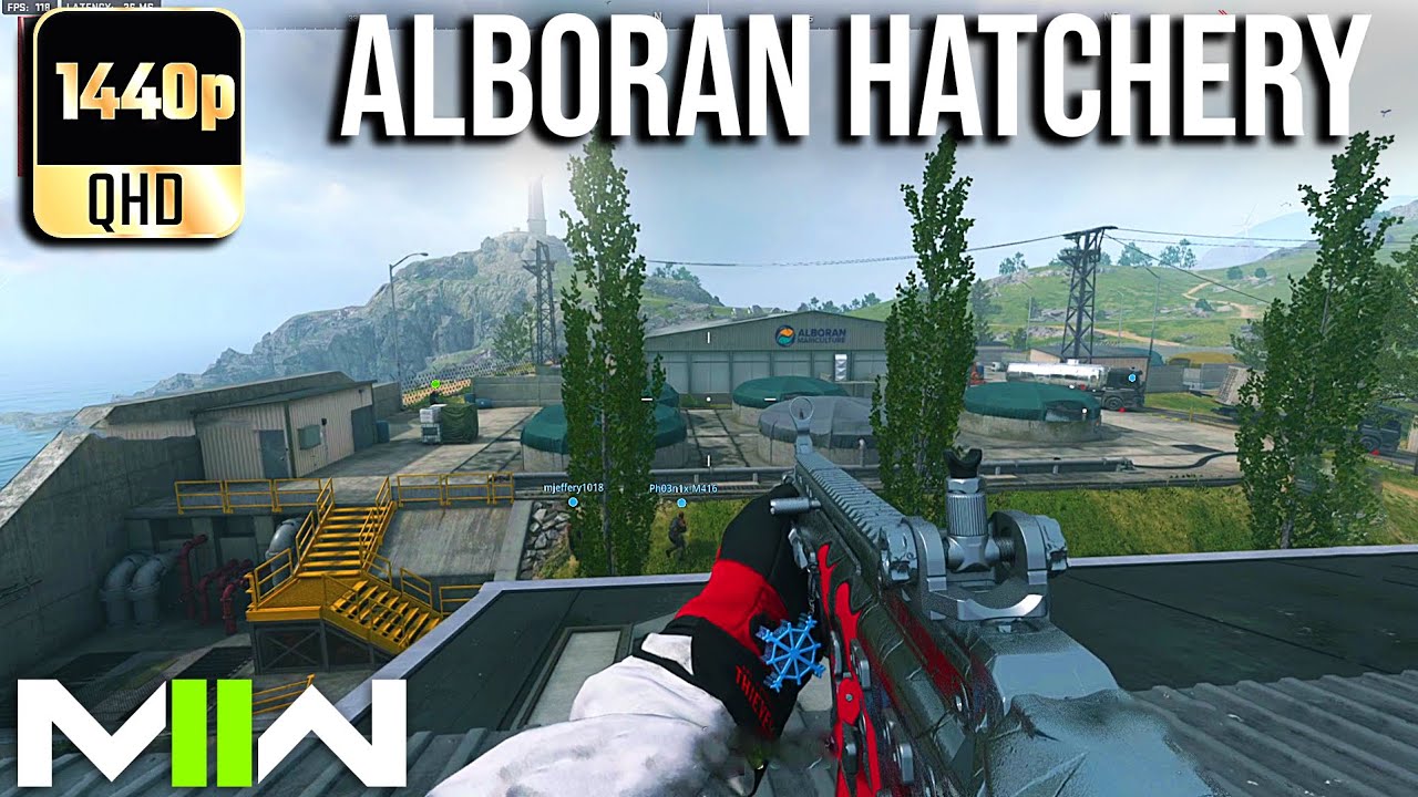 MW2- New Season 3 Alboran Hatchery 6v6 Map 30 Kill Full Gameplay! (No Commentary)