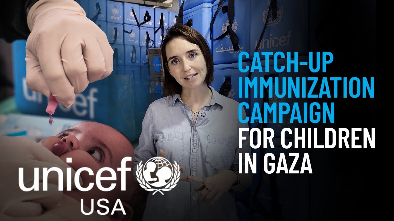 Кампания по иммунизации детей в секторе Газа