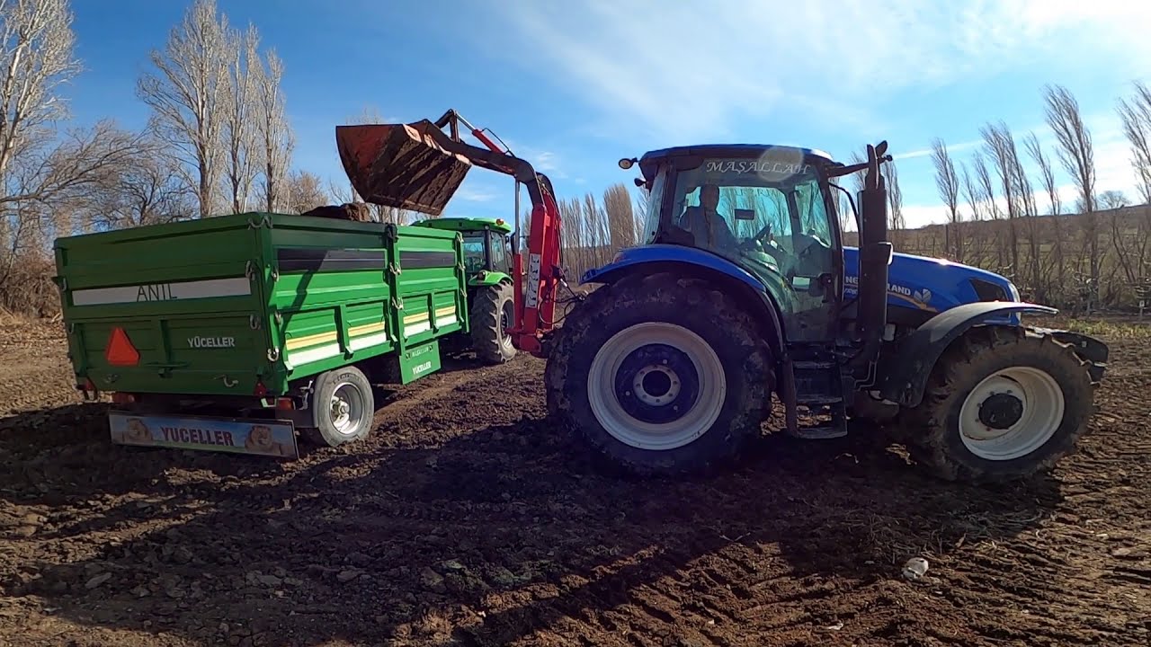 TR6.120 & DEUTZ FAHR 5100G / HAYVAN GÜBRESİ YÜKLÜYORUZ