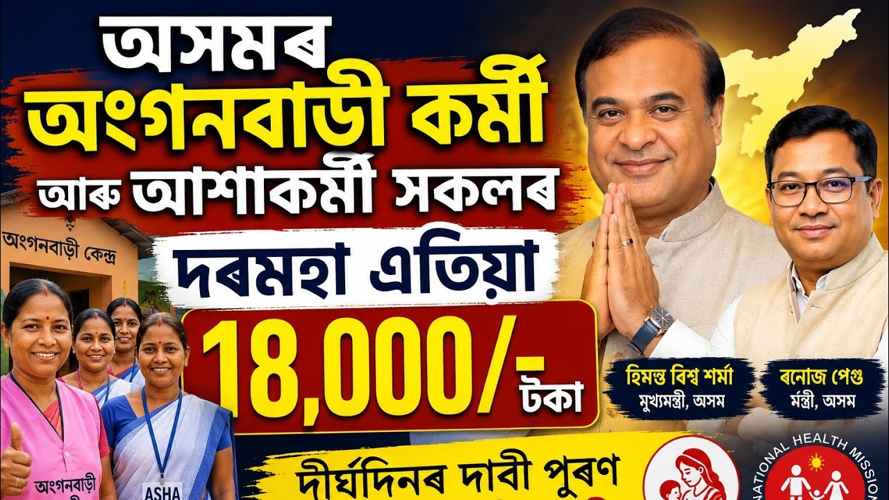 Anganwadi Salary ₹21,000 + Extra Benefits Full Details || Tech Assam 