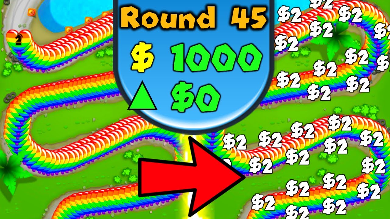 IMPOSSIBLE LATEGAME :: $1000 Only LATEGAME HACK! (Bloons TD Battles)