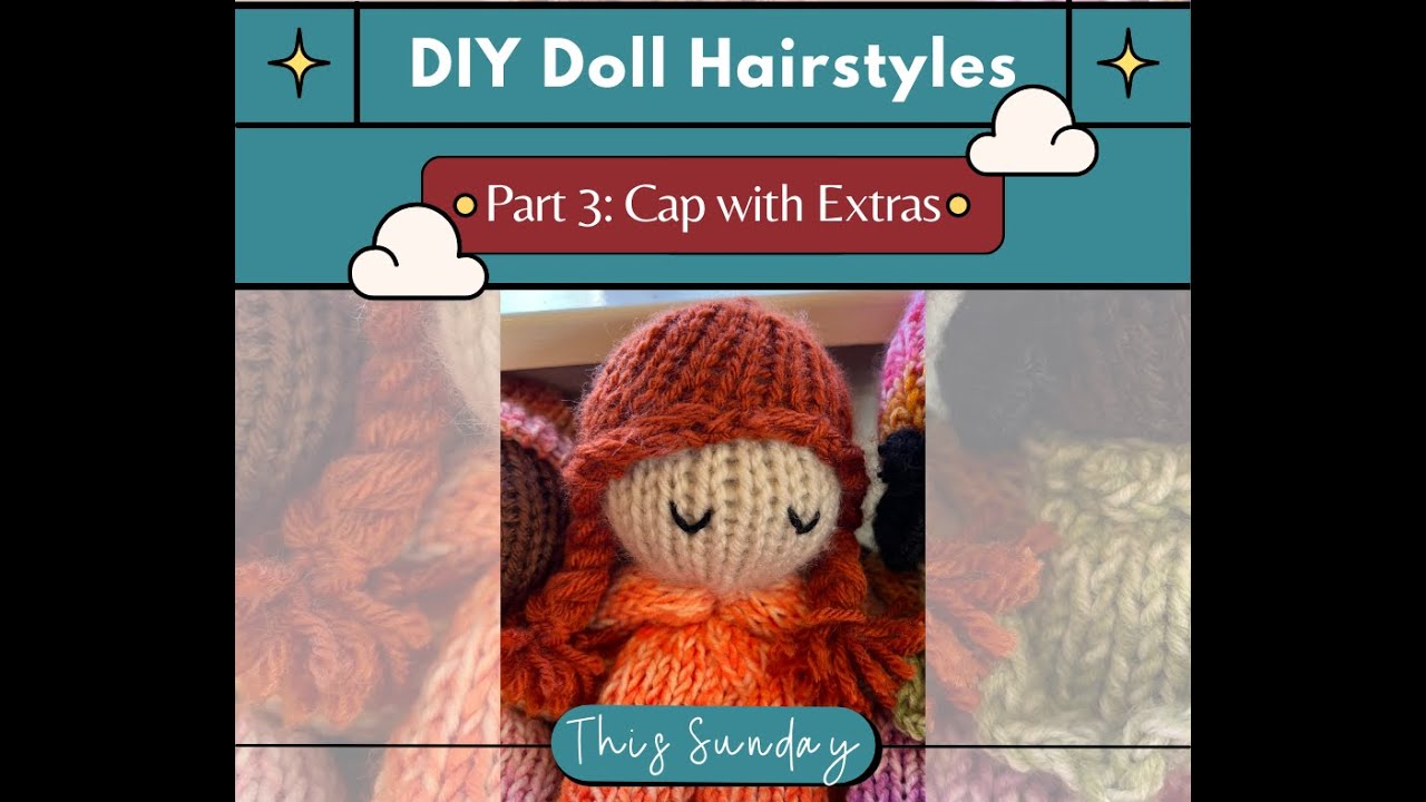 How To Make Hair For Diversity Dolls with your ADDI: Part 3-Wig cap with Embellishments