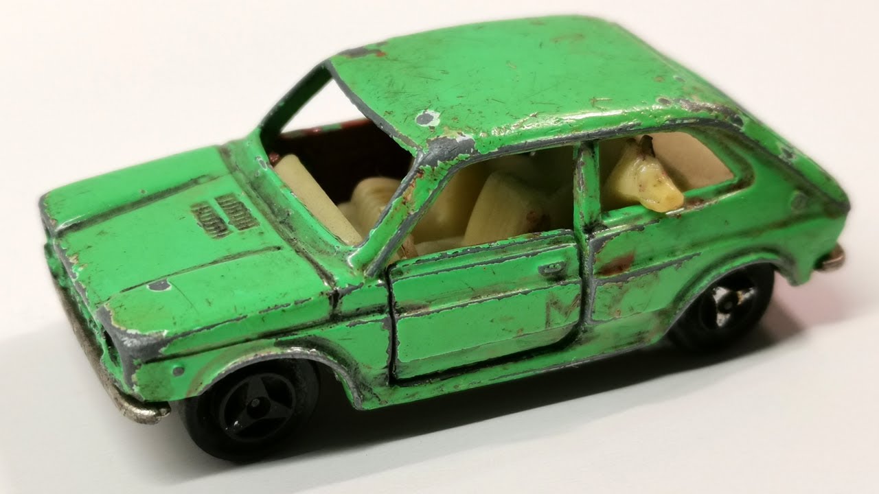 Реставрация мажоретки Fiat 127 №303. Литая игрушечная модель.