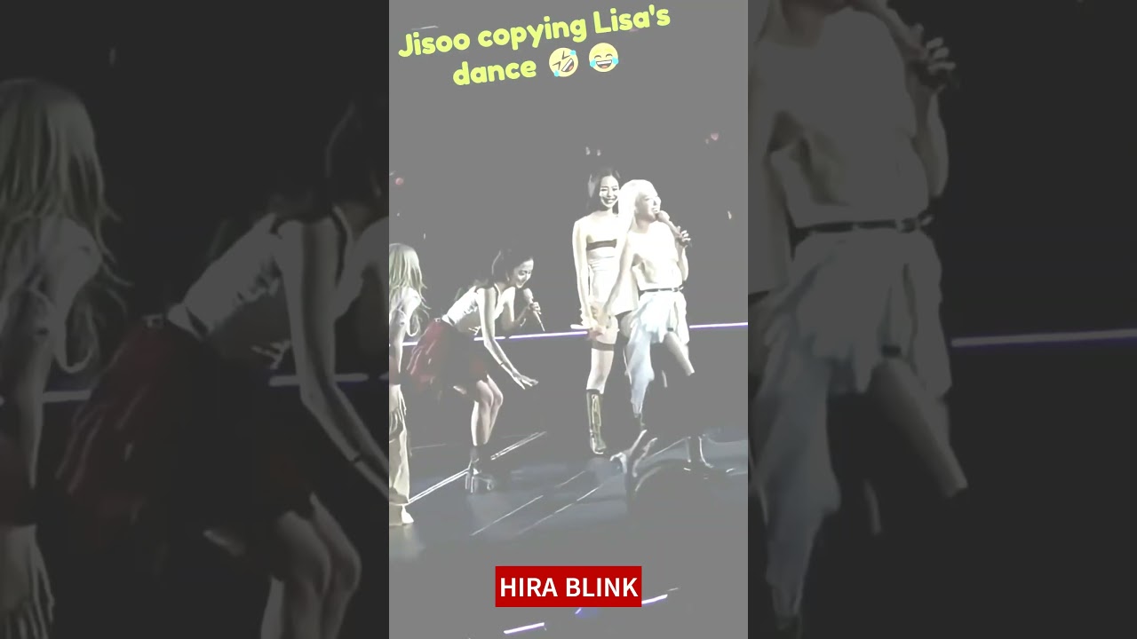 Jisoo copying Lisa's dance step~💀🤣|| 