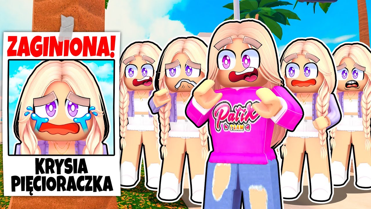 PIĘCIORACZKA KRYSIA ZAGINĘŁA PRZEZ CHŁOPAKA na BERRY AVENUE w ROBLOX! 😱