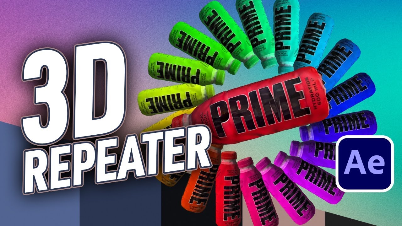 Создание потрясающих визуальных эффектов с помощью 3D Repeater в After Effects