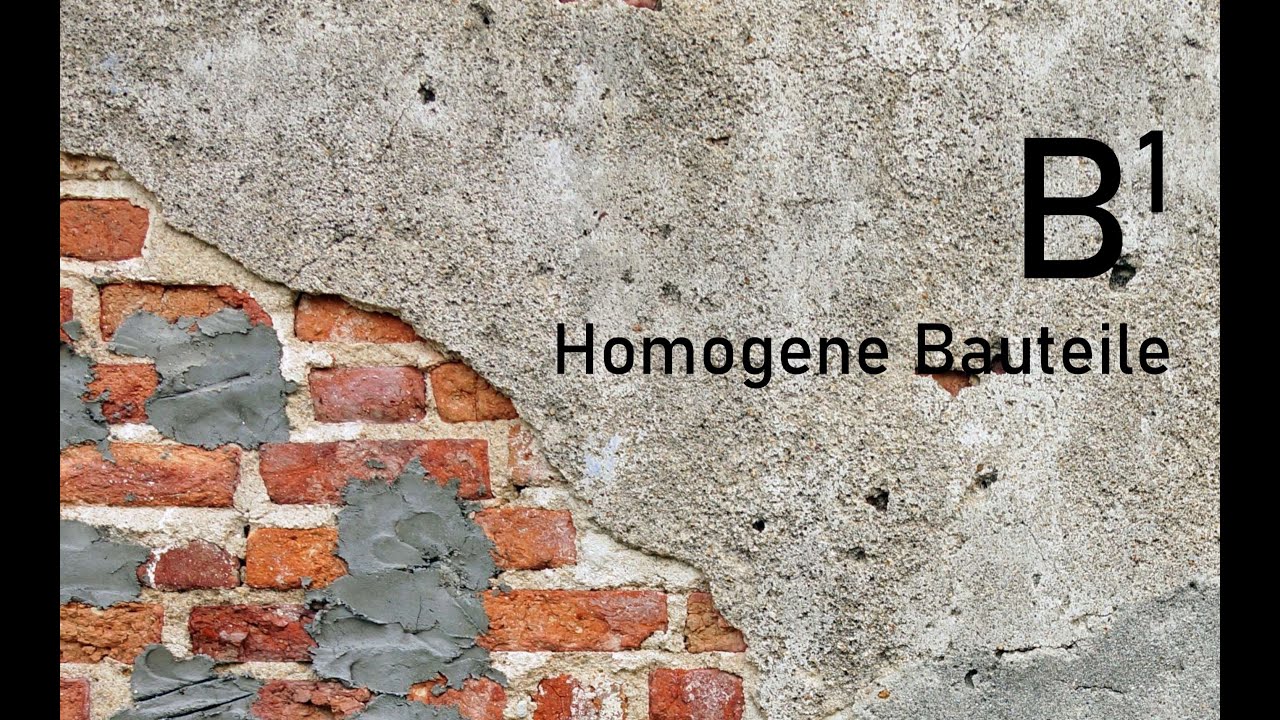 homogene Bauteile - Berechnungsmethodik, Teil 1