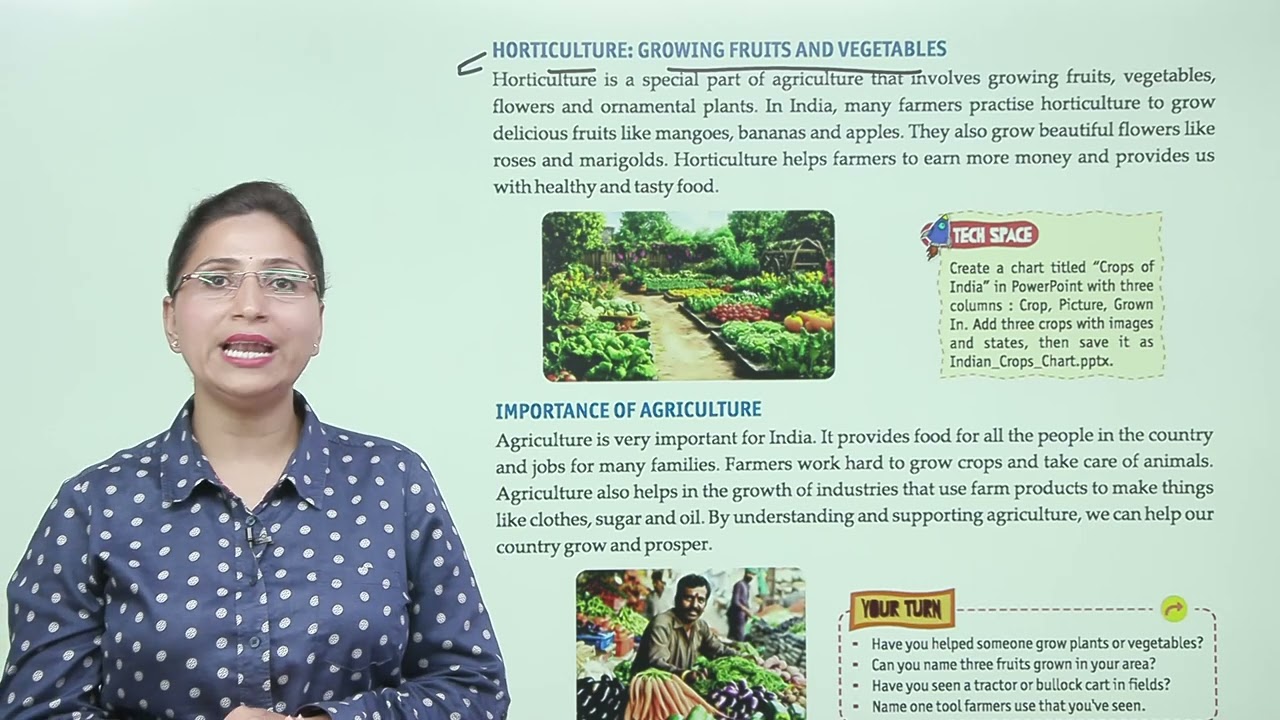 Ch 8 | Good Grade Books  | Sst | Class 04 | Agriculture: Feeding Our Nation | For Children