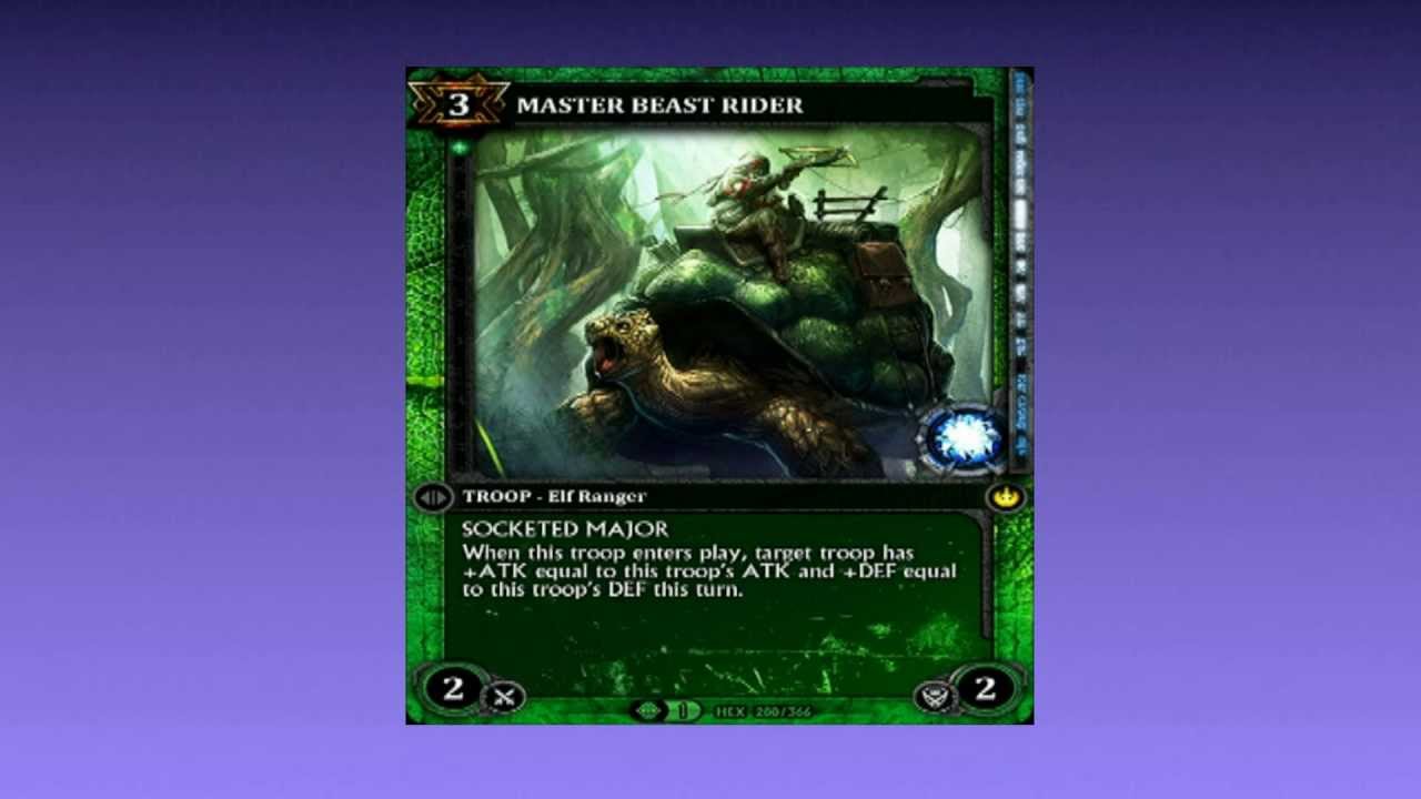 Hex TCG - Master Beast Rider Analysis and Decktest