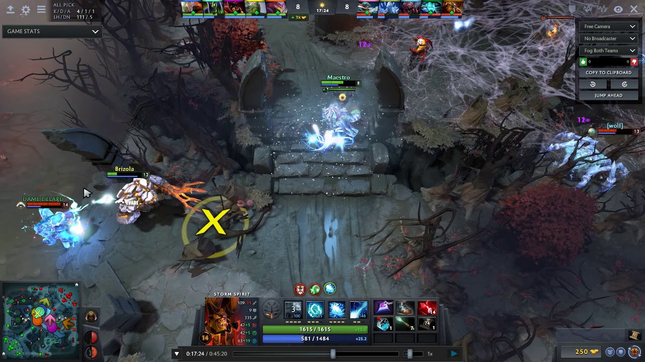 Setting up kills as a 4 position