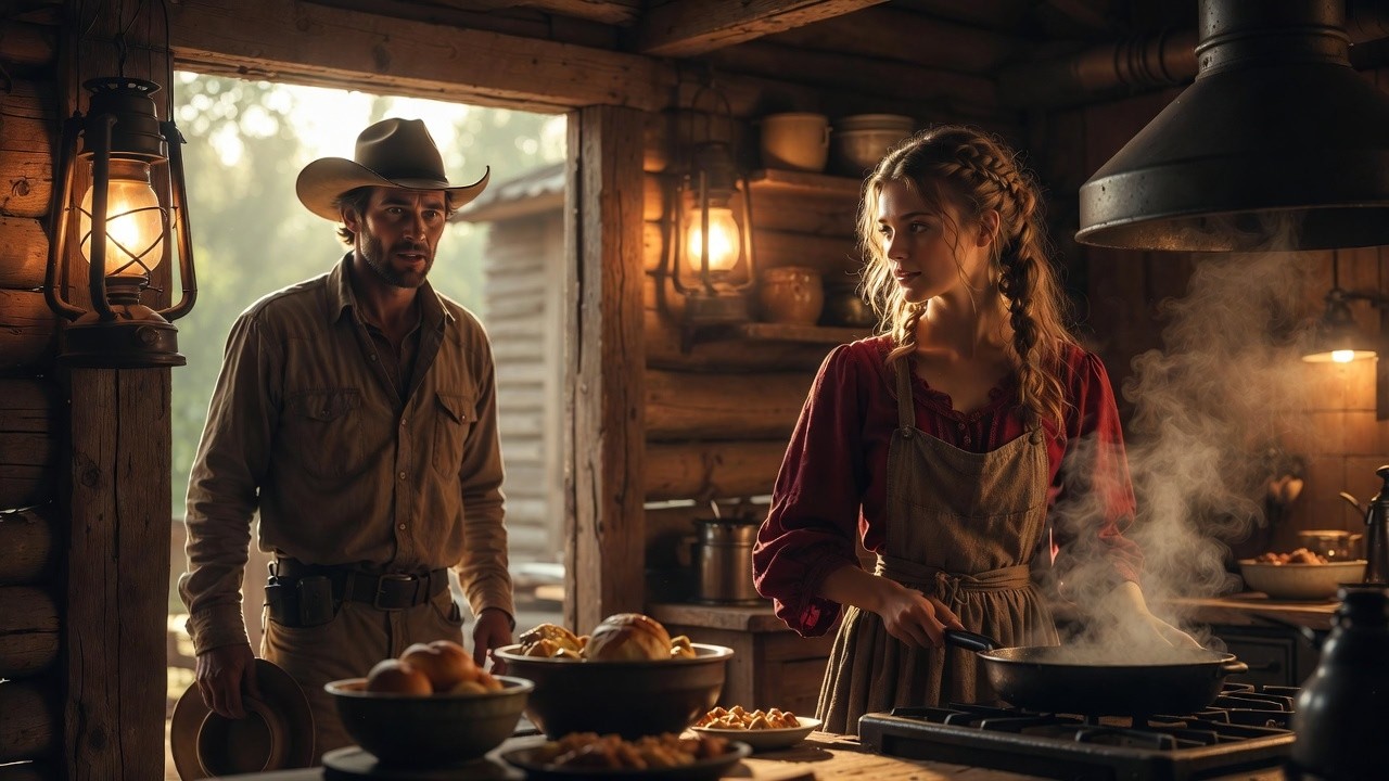She Cooked for 36 Cowboys Every Day—Unknowing the New Wanderer Held Her Ranch and Destiny