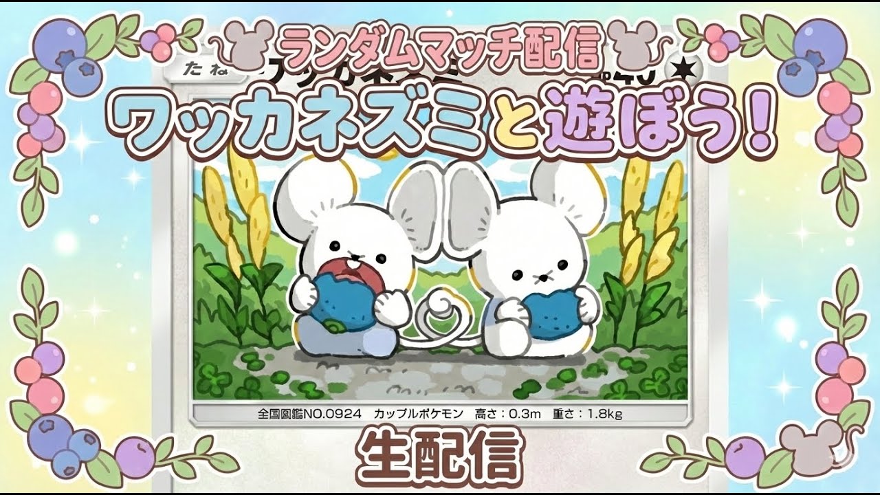 【ポケポケ】ワッカネズミと遊ぼう