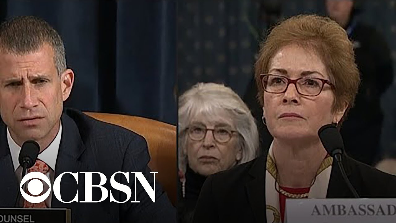 Marie Yovanovitch says she never met or talked to Hunter Biden