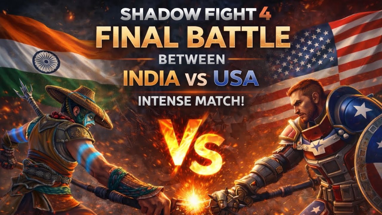 New fighting 2026 | 10 top Games | Shadow fight 4 | IND vs USA intense Fight 