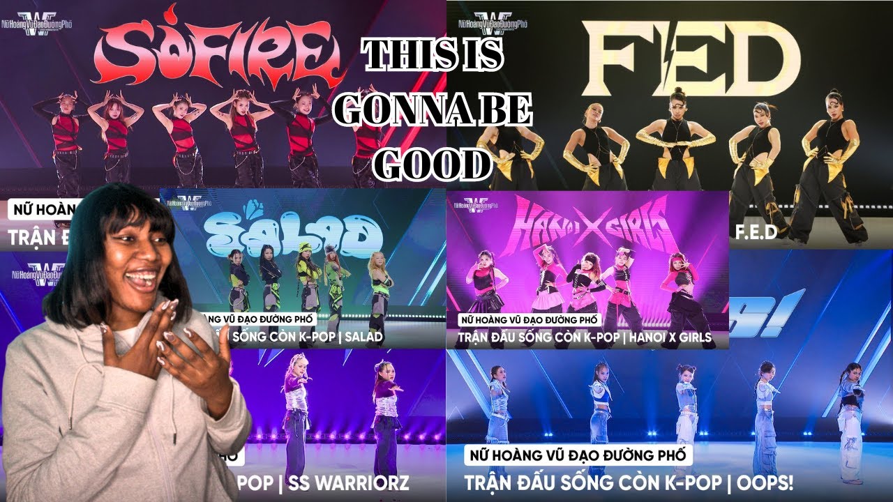 [SWFV] [NỮ HOÀNG VŨ ĐẠO ĐƯỜNG PHỐ]  STREET WOMAN FIGHTER VIETNAM KPOP BATTLE REACTION