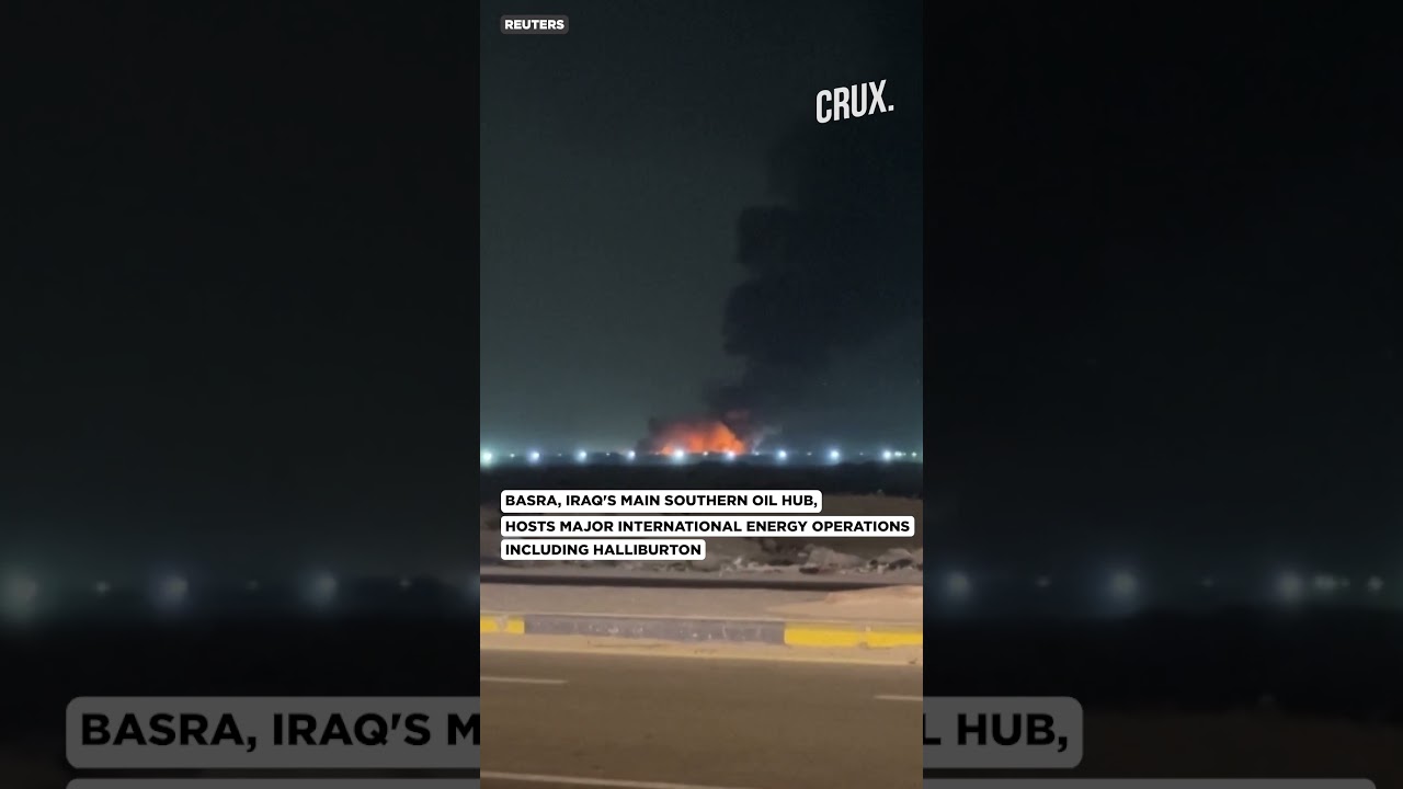 Iranian Drone Strike Sparks Huge Fire At Iraq&rsquo;s Key Energy Hub In Basra, Workers Evacuated