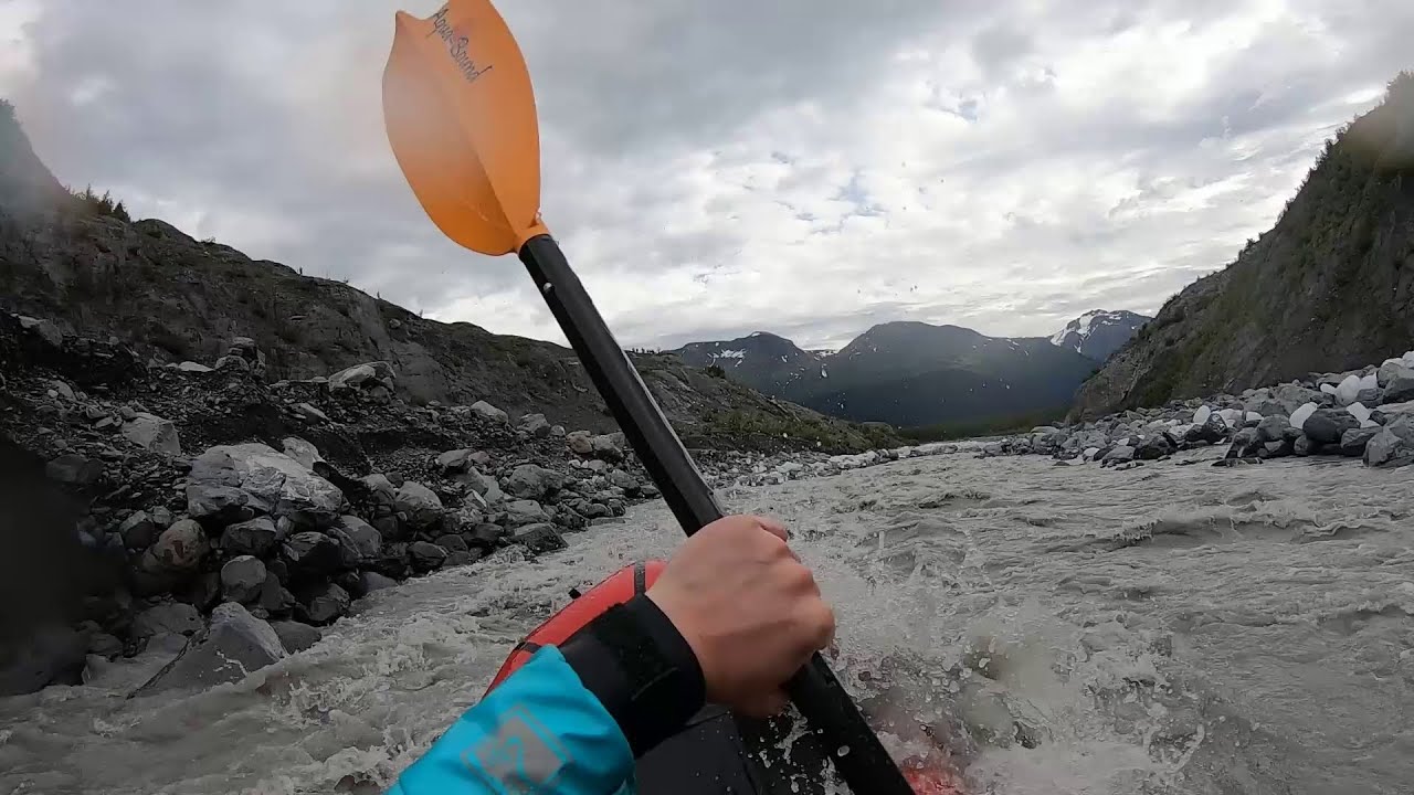 Packrafting Exit Glacier Creek - Seward, Alaska