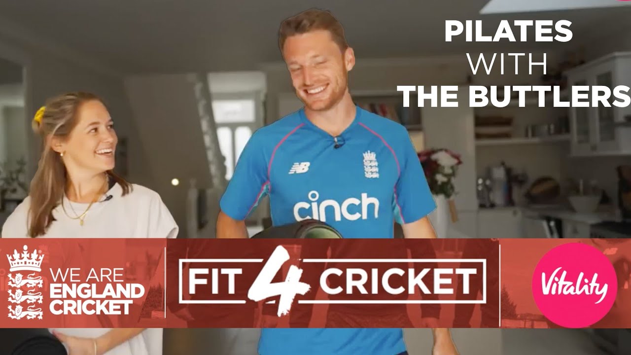 Jos and Louise Buttler Follow-Along Pilates Session | Pilates For Cricket! | Vitality Fit4Cricket