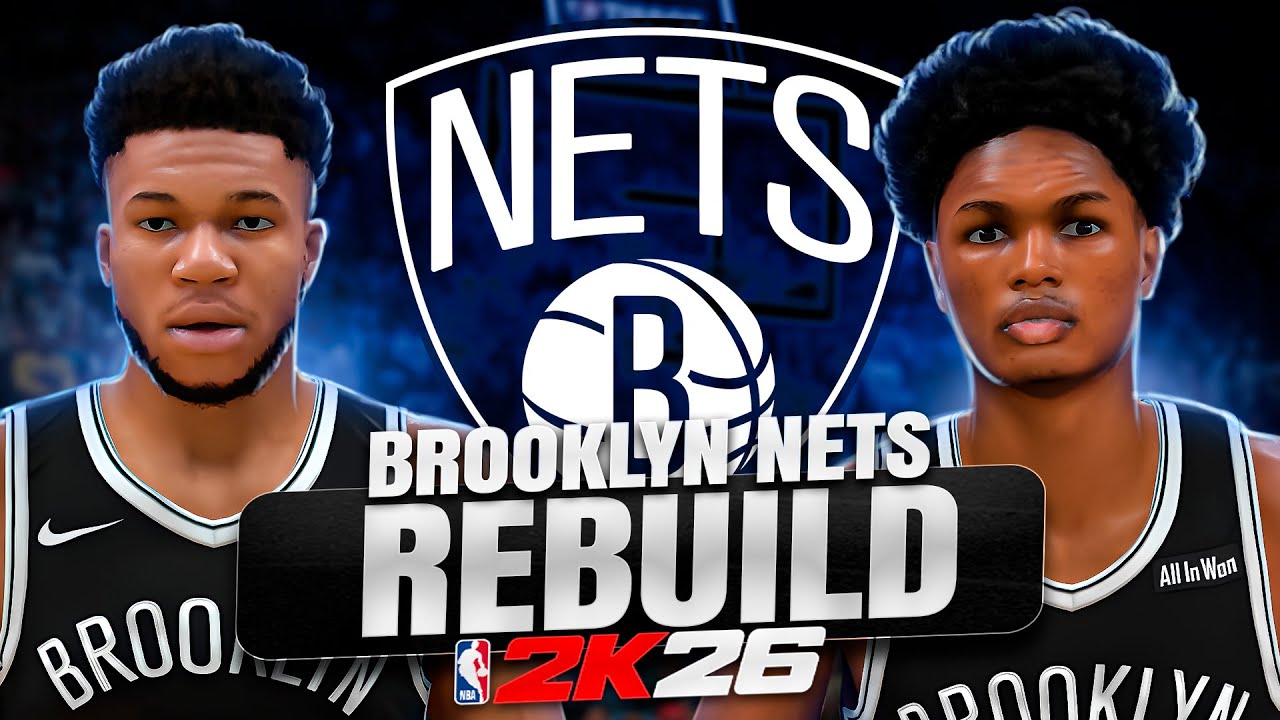EU RECONSTRUI o BROOKLYN NETS no NBA2K26! ⚫⚪