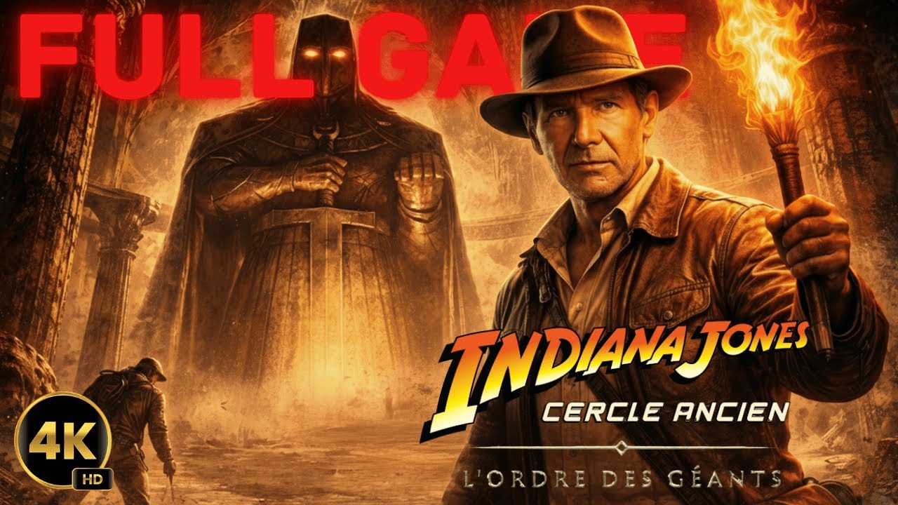Indiana Jones : L’Ordre des Géants – FULL GAME | FR Walkthrough No Commentary | 4K | Gameplay PS5
