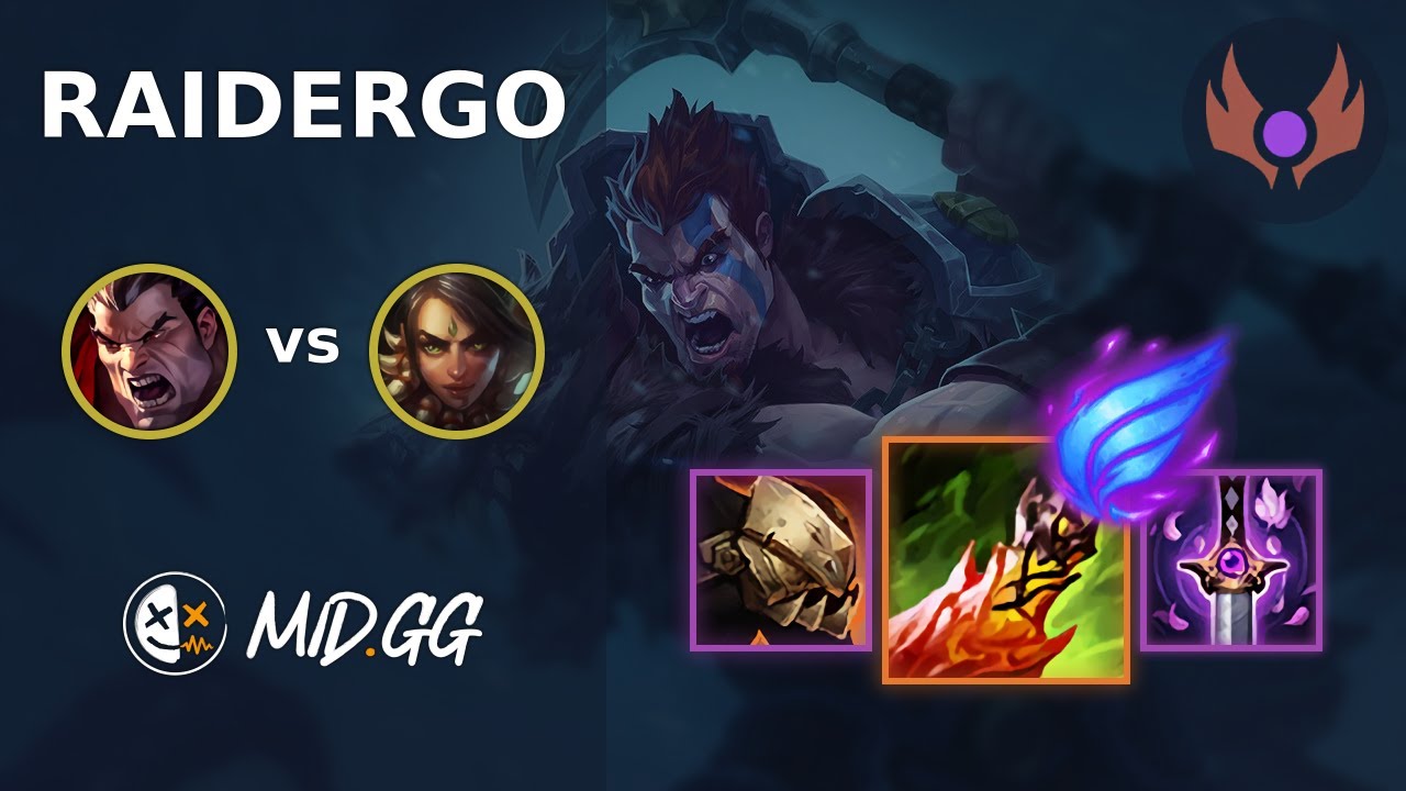 MID.GG: [ RaiderGO ] Darius TOP vs Nidalee | EUW MASTER | LOL Season 2025