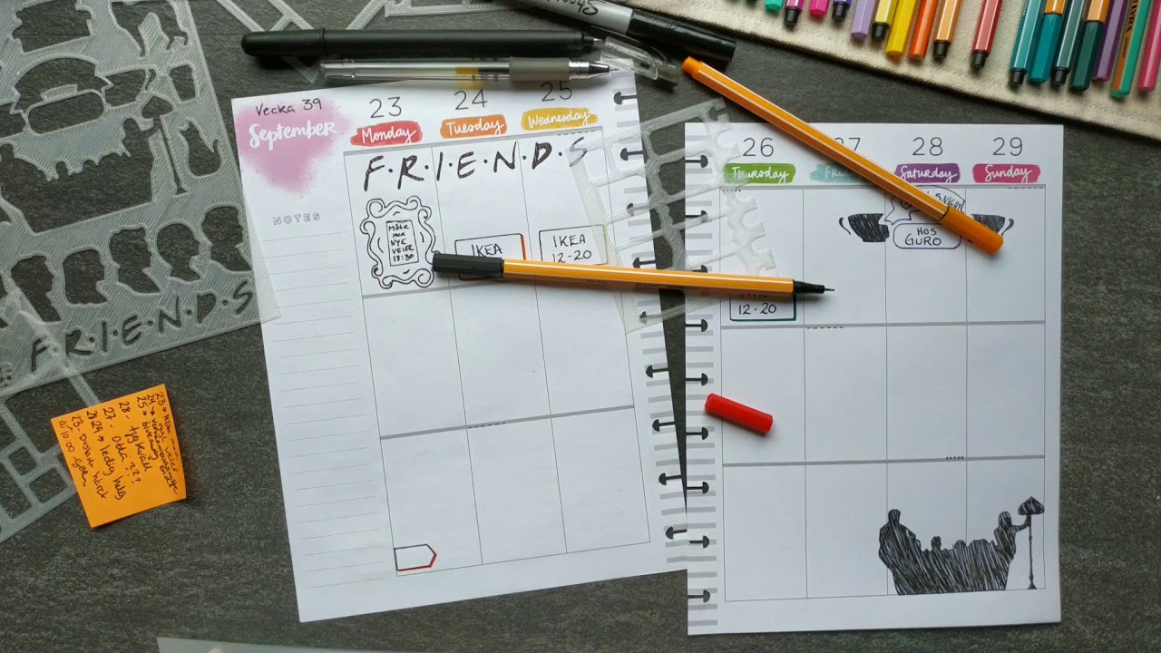 Plan With Me 23-29 September 2019 | Plan With Studiob16 | Planner Stencils | Happy Planner Classic