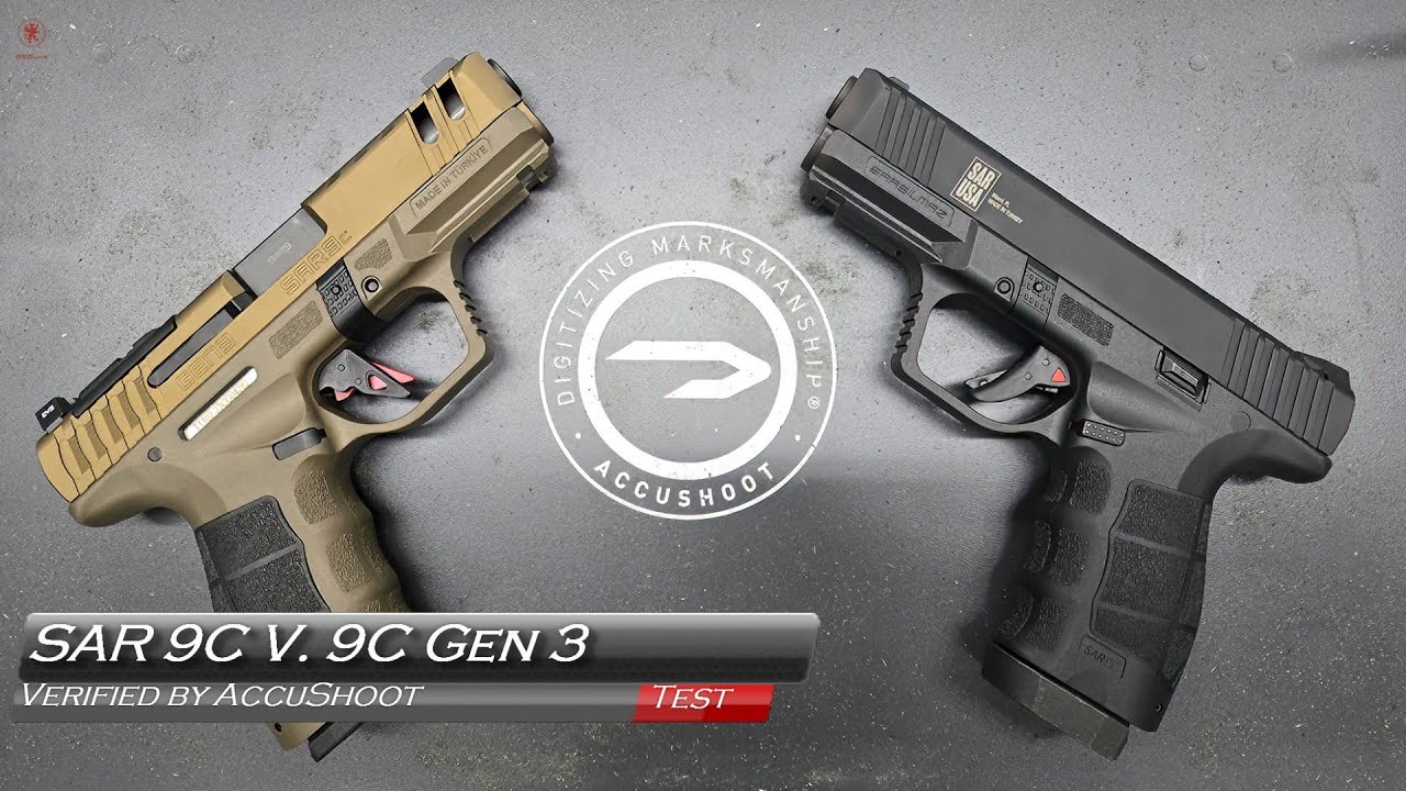 Проверено AccuShoot SAR 9C против 9C Gen 3