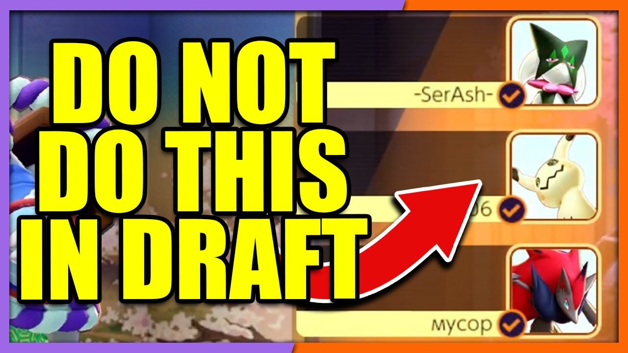 56 KO's!!! The Enemy Team MESSED up DRAFT way too much | Pokemon Unite