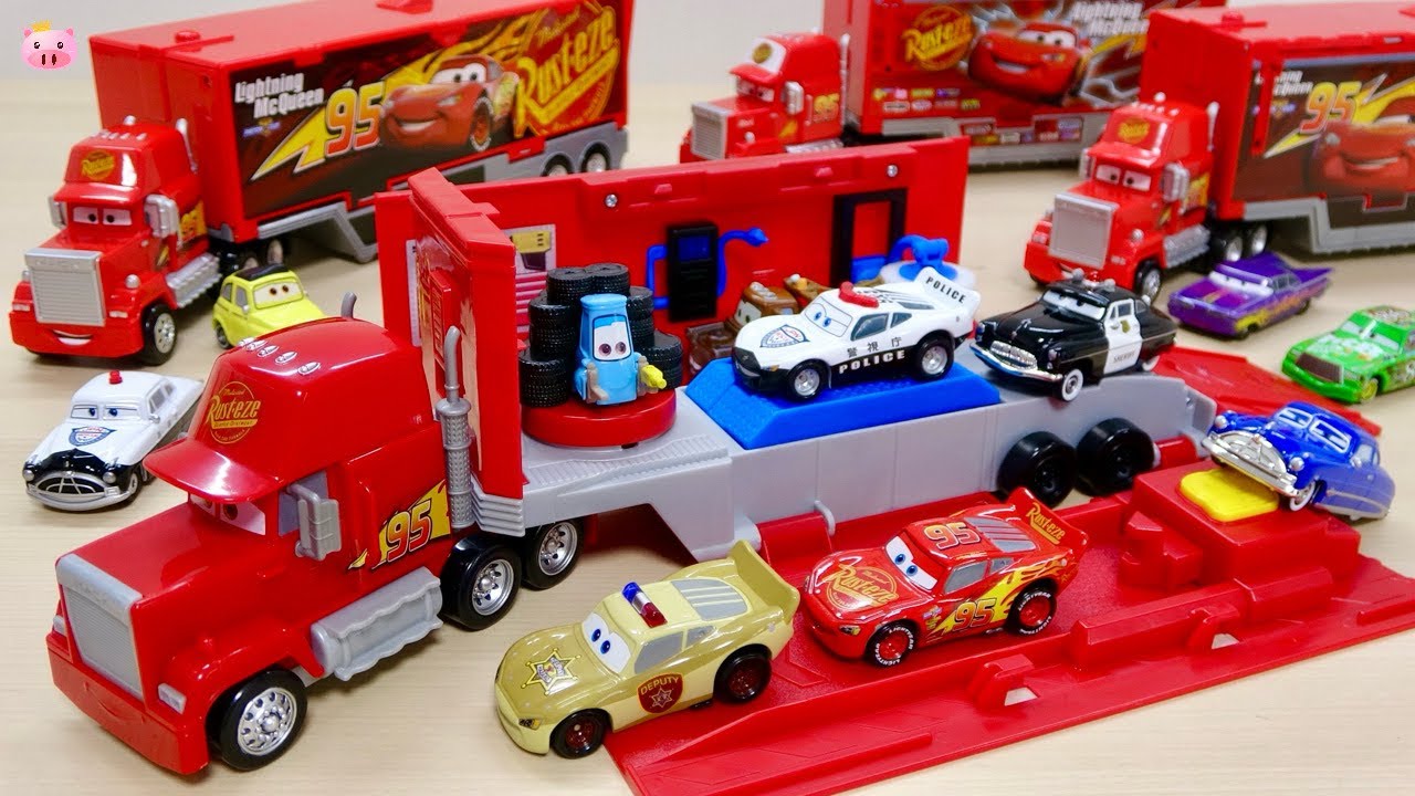 変形するBIGサイズのマック! カーズ ディズニー【TRANSFORMING MACK PLAYSET】マテル製 vs トミカ製 カーズ 変形マック プレイセットを徹底比較レビュー!