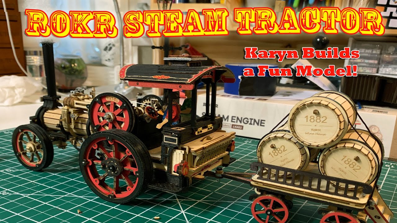 Watch Karyn Make a Working Model With Real Moving Parts!