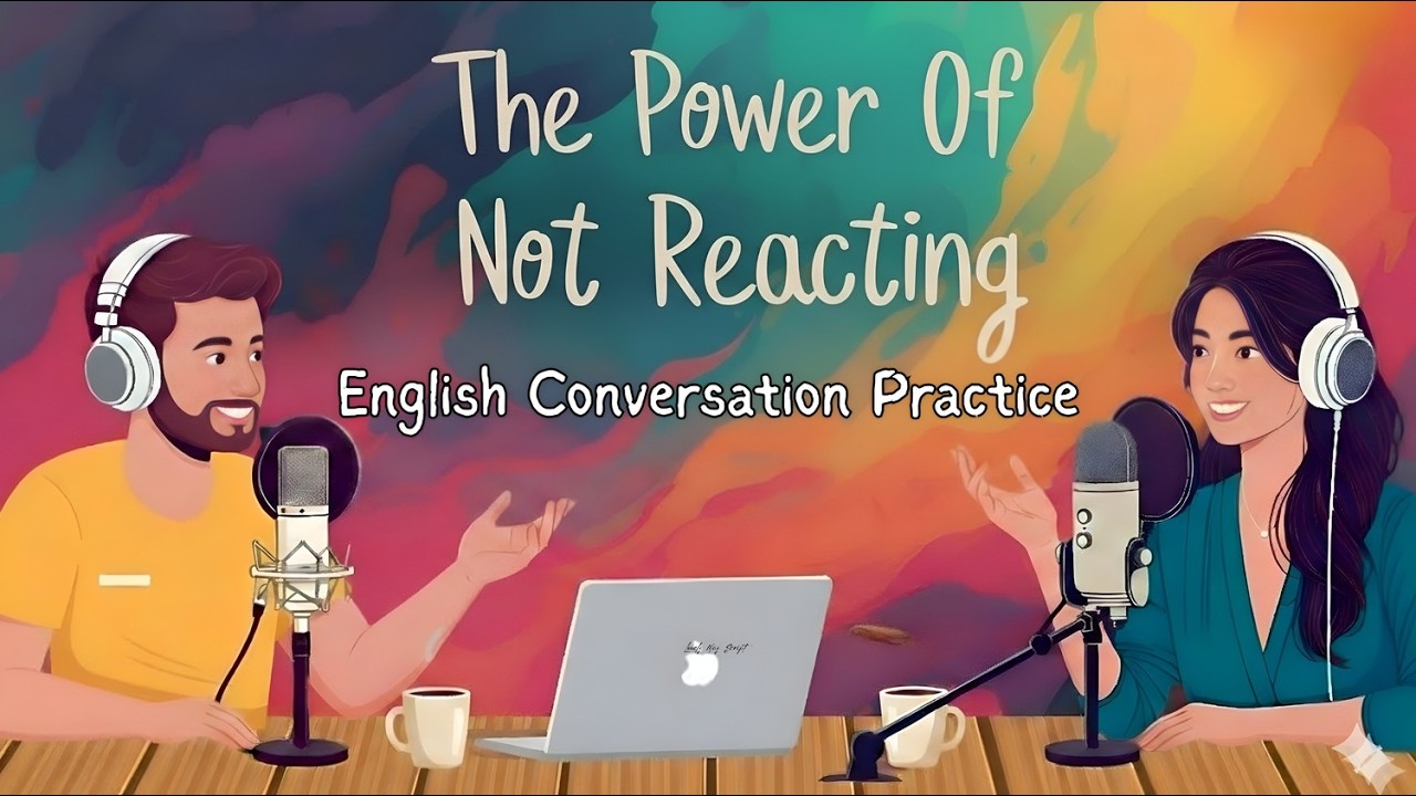 The Power Of Not Reacting | English Podcast For Easy English Conversation | Learn English Fast