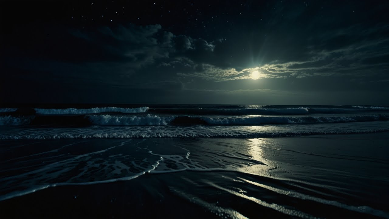 Overnight Ocean Sounds – Deep Sleep Healing Therapy for Restless Minds and Peaceful Nights