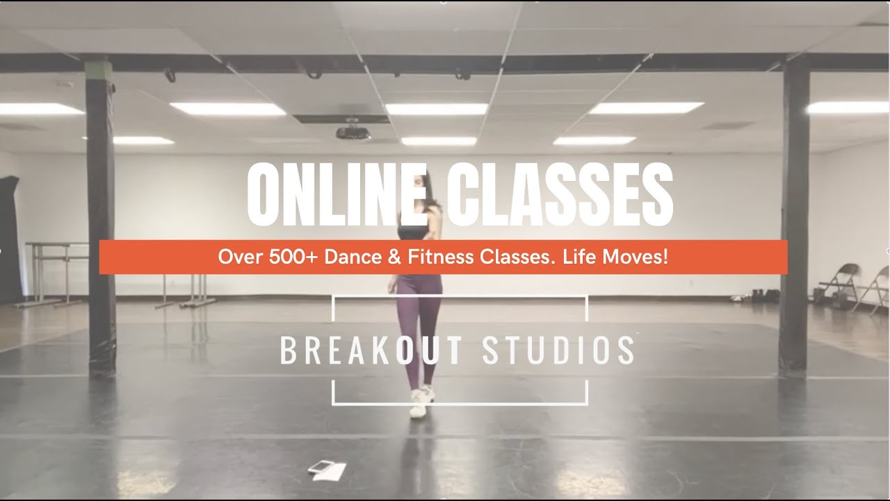 Welcome To BreakOut Studios Online Classes! Classes for movers 13+ Live & Pre-Recorded for YouTube.